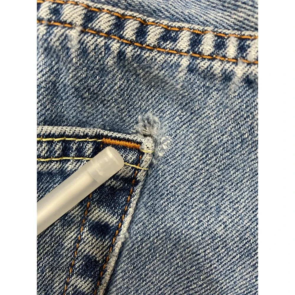 Levi's 550 Jeans Mens 38x30 Blue‎ Denim Medium Wash Straight Leg Relaxed Dadcore